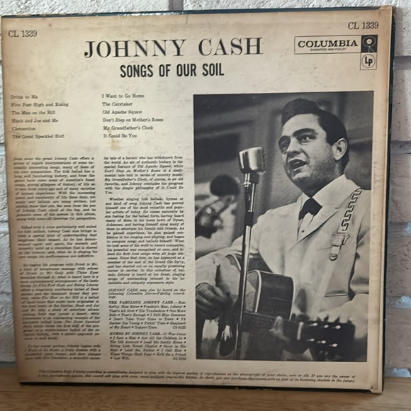 Johnny Cash - Songs Of Our Soil Vinyl Album - Picture 2 of 6
